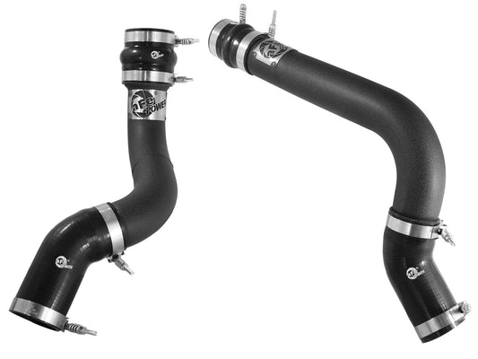 BladeRunner 3 Inch Aluminum Hot and Cold Charge Pipe Kit Black Dodge Ram Diesel Trucks 13-18 L6-6.7L (td) aFe Power aFe Power