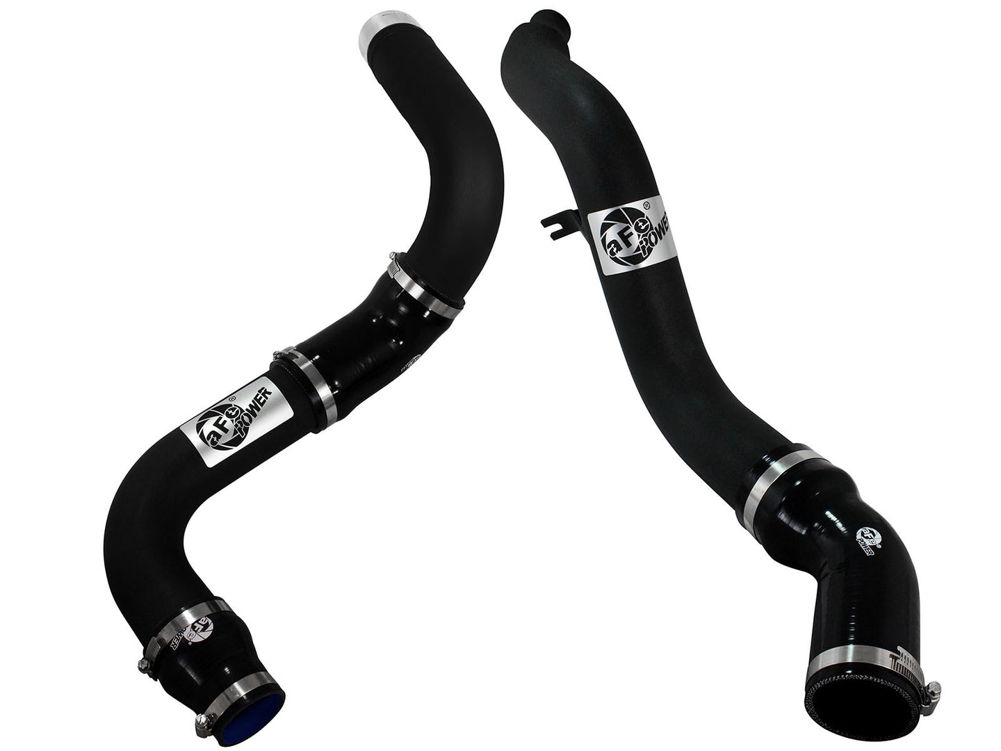 BladeRunner 3 Inch Aluminum Hot and Cold Charge Pipe Kit Black Dodge Ram 1500 EcoDiesel 14-18 V6-3.0L (td) aFe Power