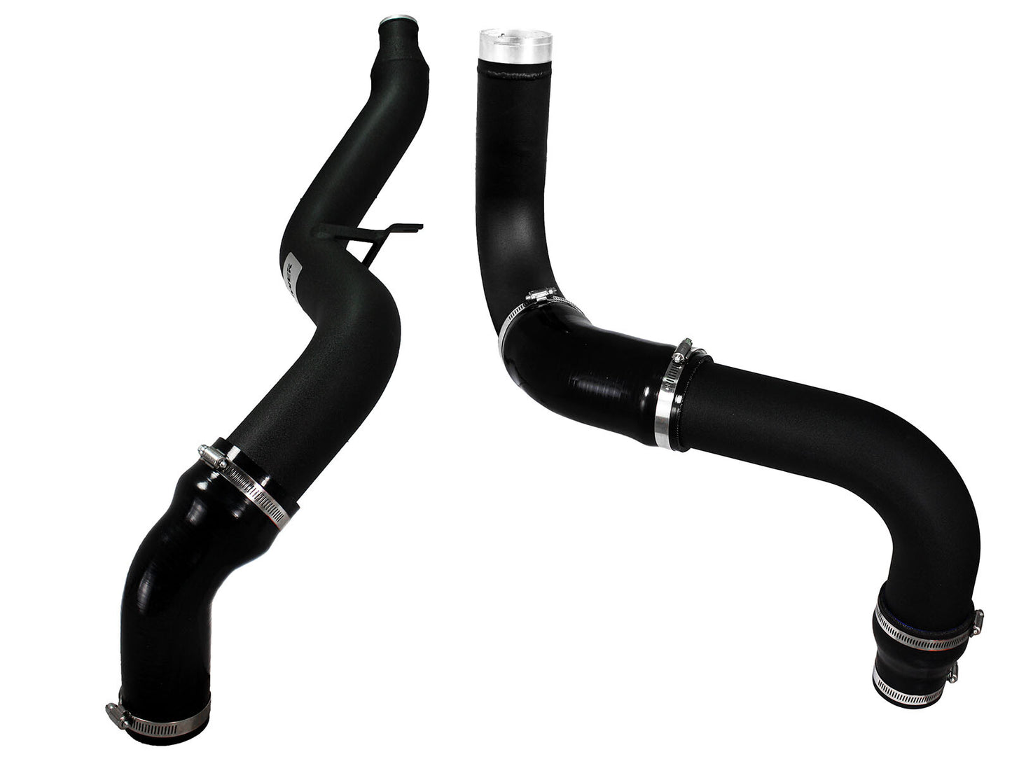 BladeRunner 3 Inch Aluminum Hot and Cold Charge Pipe Kit Black Dodge Ram 1500 EcoDiesel 14-18 V6-3.0L (td) aFe Power