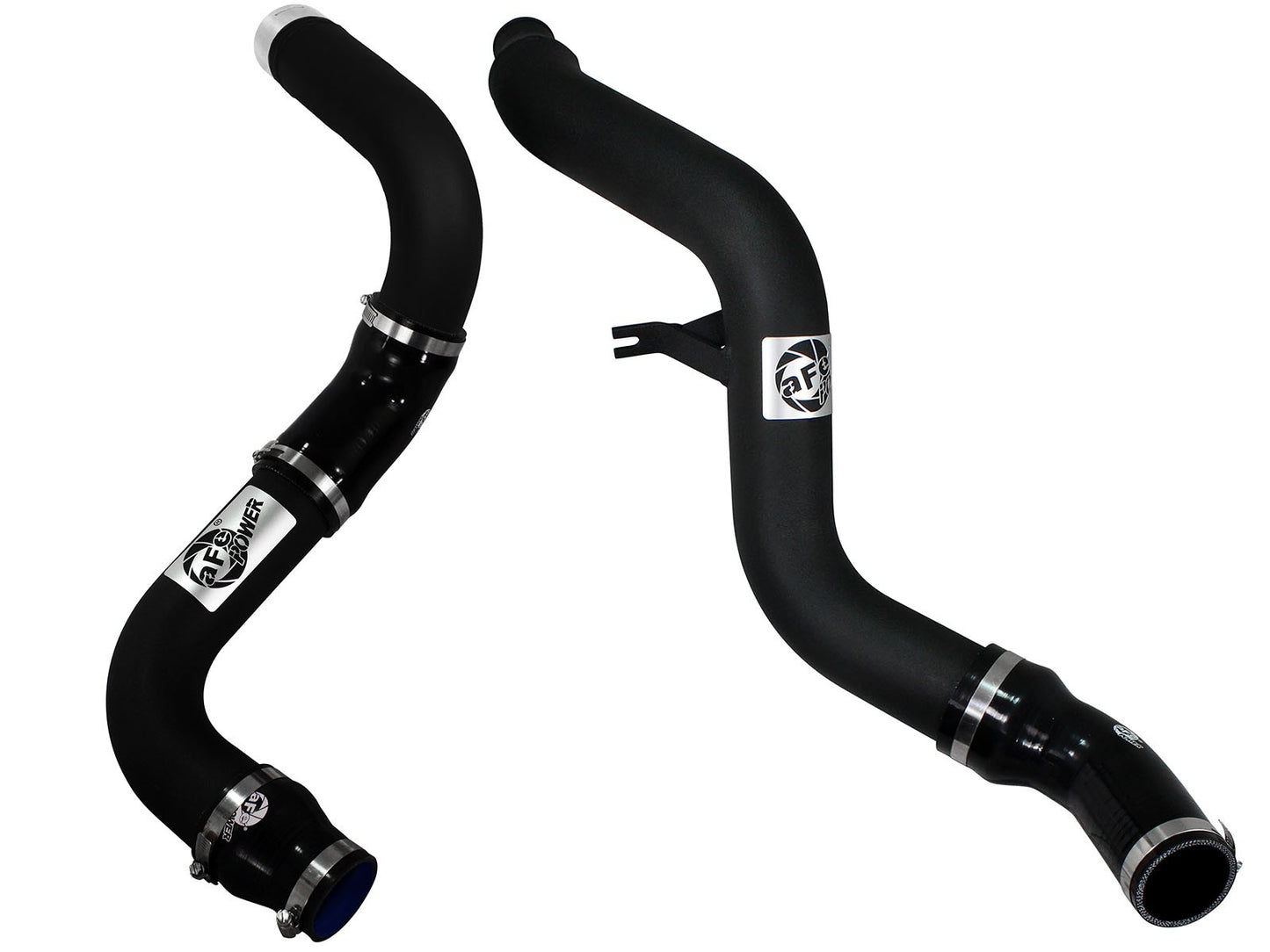 BladeRunner 3 Inch Aluminum Hot and Cold Charge Pipe Kit Black Dodge Ram 1500 EcoDiesel 14-18 V6-3.0L (td) aFe Power