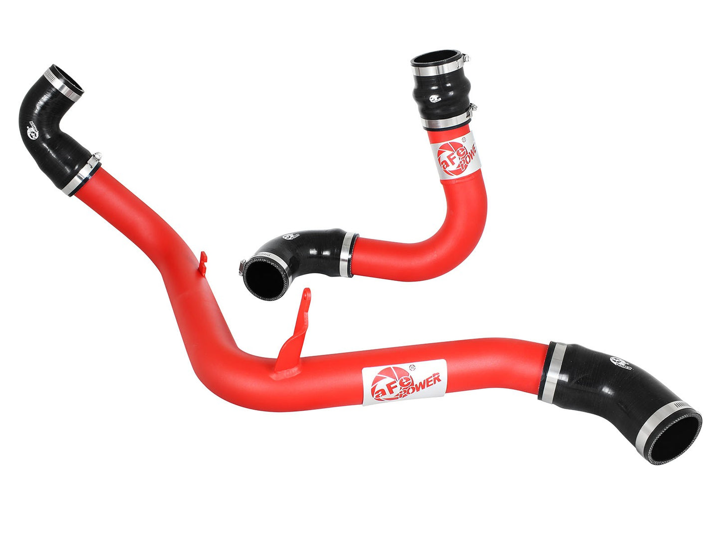 BladeRunner 2-1/2 Inch Aluminum Hot and Cold Charge Pipe Kit Red Ford Focus St 13-18 L4-2.0L (t) aFe Power