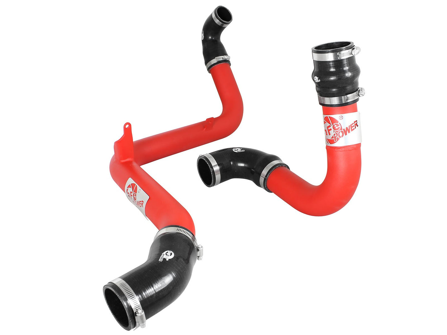 BladeRunner 2-1/2 Inch Aluminum Hot and Cold Charge Pipe Kit Red Ford Focus St 13-18 L4-2.0L (t) aFe Power