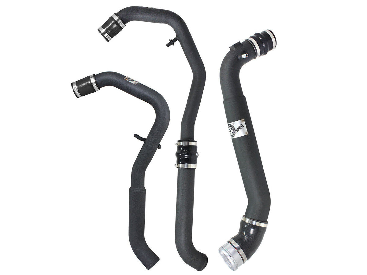 BladeRunner GT Series Intercooler Kit w/ Tubes Black Ford F-150 15-19 V6-2.7L (tt) aFe Power aFe Power