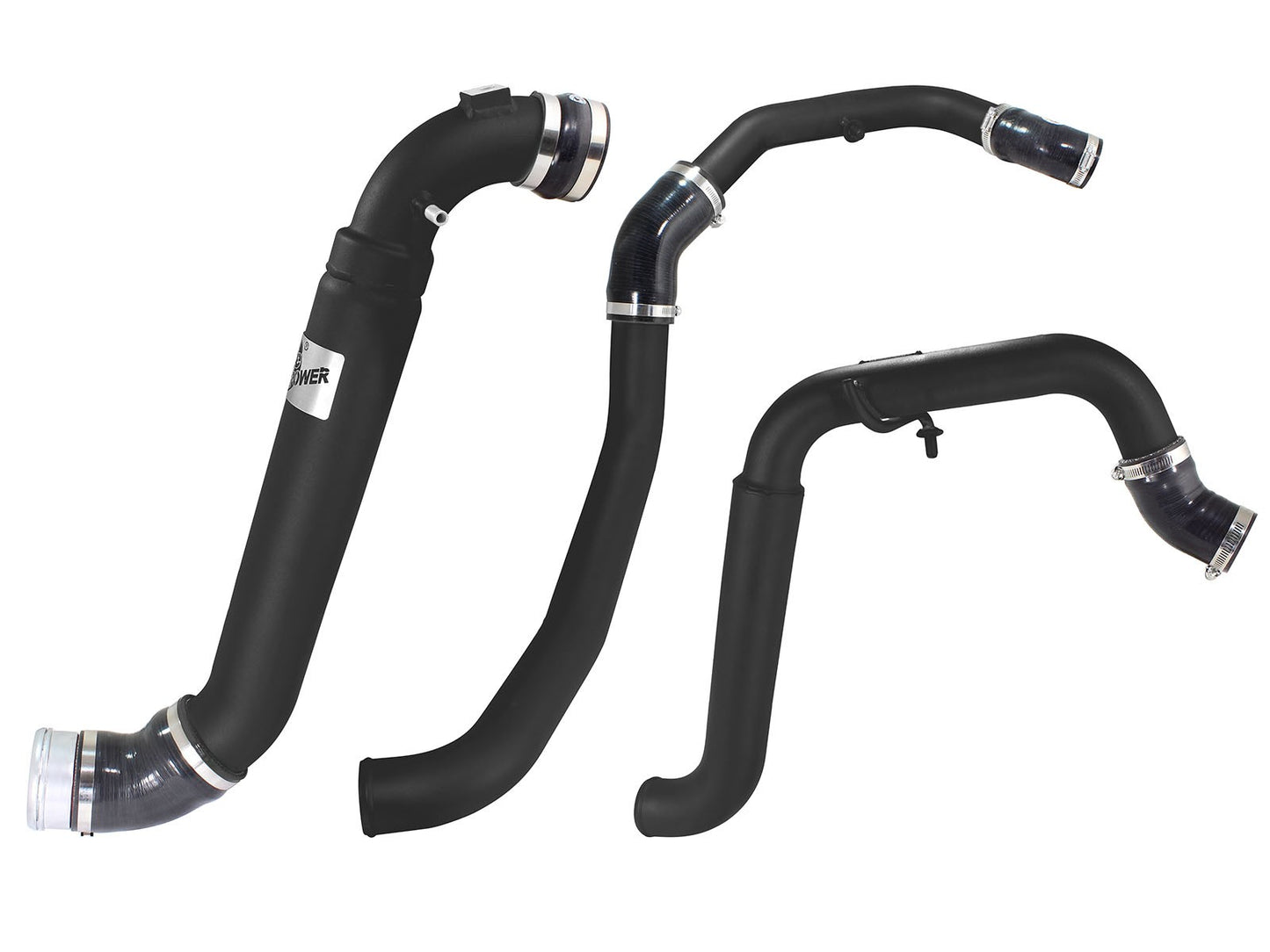 BladeRunner GT Series Intercooler Kit w/ Tubes Black Ford F-150 15-19 V6-3.5L (tt) aFe Power