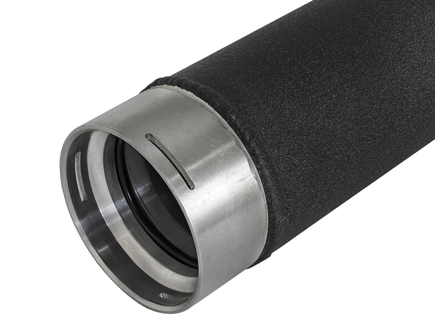 BladeRunner 3 Inch Aluminum Hot and Cold Charge Pipe Kit Black Ford Diesel Trucks 17-22 V8-6.7L (td) aFe Power