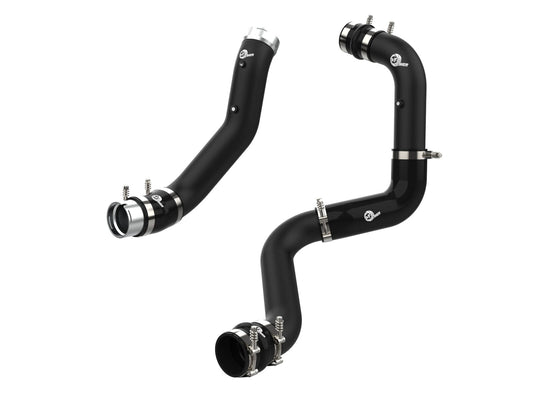 BladeRunner 3 Inch Aluminum Hot and Cold Charge Pipe Kit Black GM Diesel Trucks 20-23 V8-6.6L (td) L5P aFe Power aFe Power