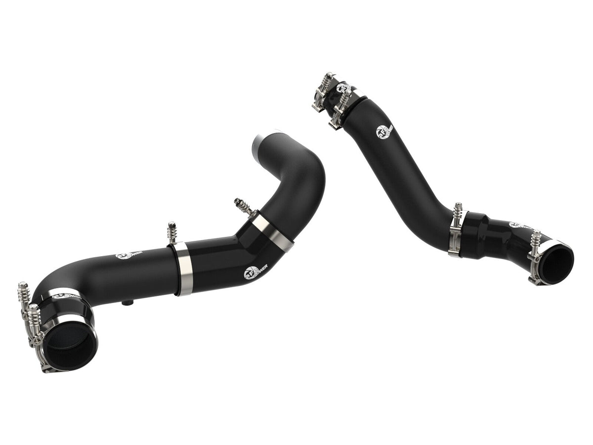 BladeRunner 2-1/2 Inch & 3 Inch Aluminum Hot and Cold Charge Pipe Kit Black Ram 1500 16-19 V6-3.0L (td) aFe Power aFe Power