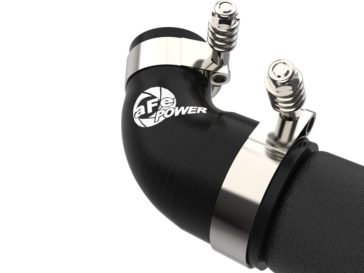 BladeRunner 3 Inch Aluminum Hot Charge Pipe Black Kia Stinger 18-23 V6-3.3L (tt) aFe Power aFe Power