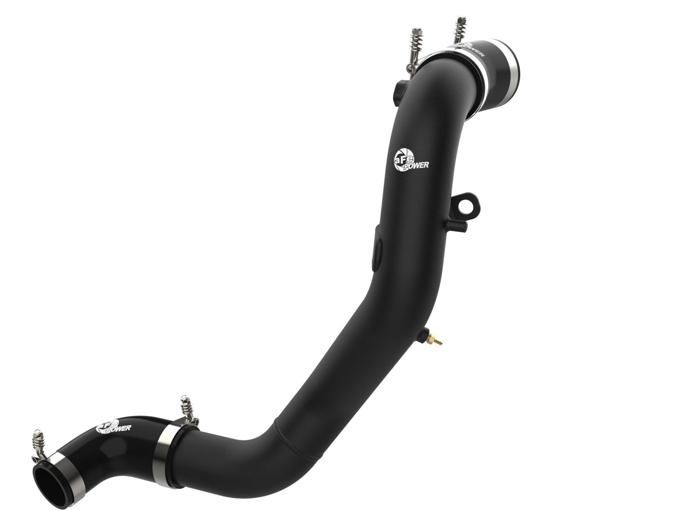 BladeRunner 3 Inch Aluminum Cold Charge Pipe Black Kia Stinger 18-23 V6-3.3L (tt) aFe Power