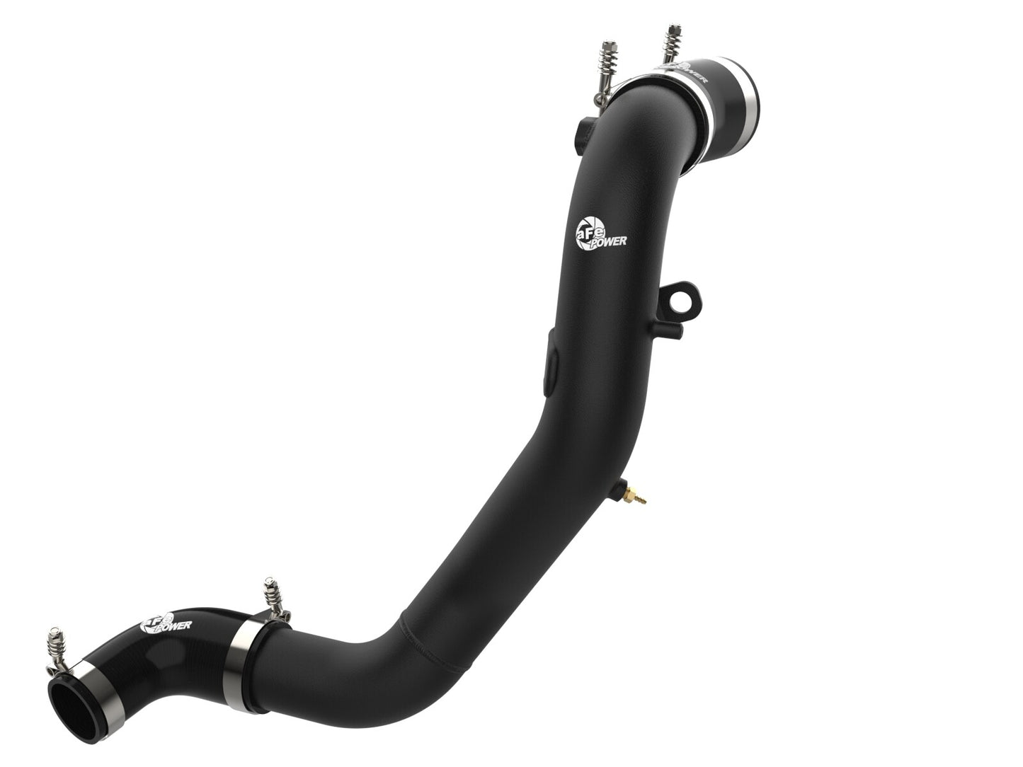 BladeRunner 3 Inch Aluminum Cold Charge Pipe Black Kia Stinger 18-23 V6-3.3L (tt) aFe Power