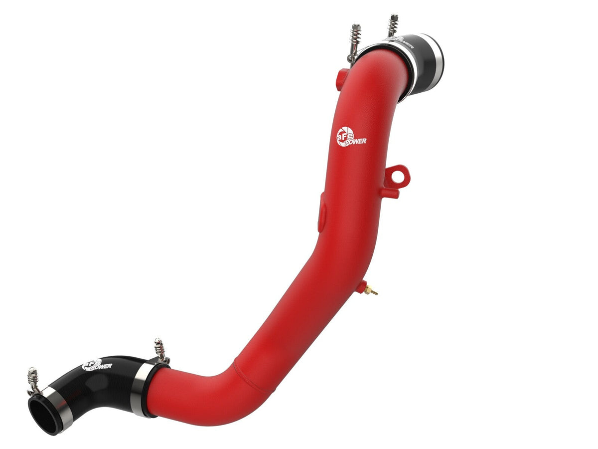 BladeRunner 3 Inch Aluminum Cold Charge Pipe Red Kia Stinger 18-23 V6-3.3L (tt) aFe Power aFe Power