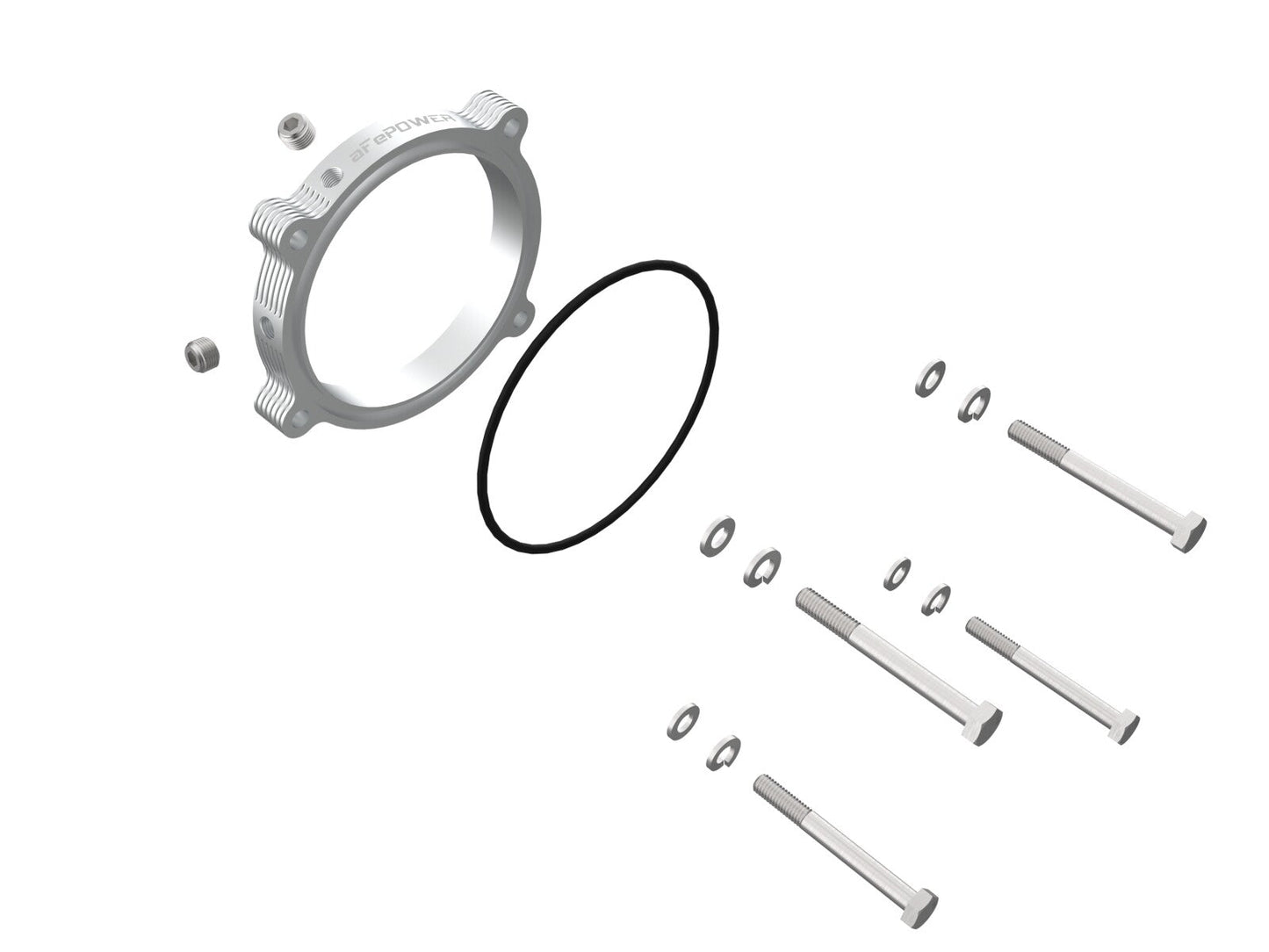 Silver Bullet Throttle Body Spacer Kit Ram 1500 Trx 21-24 V8-6.2L (sc) aFe Power