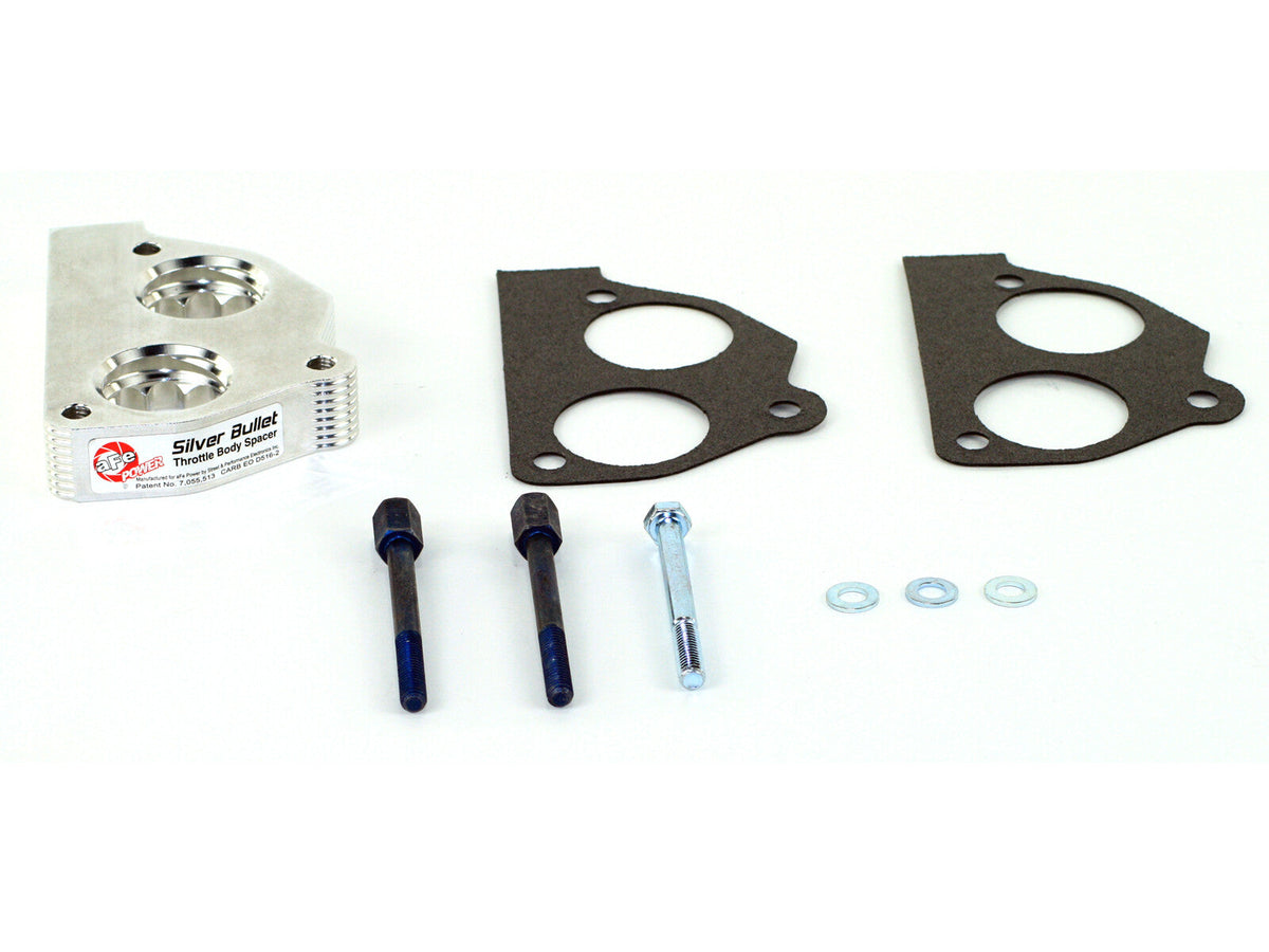 Silver Bullet Throttle Body Spacer Kit GM C/K 1500/2500/3500 87-95 V6-4.3L/V8-5.0/5.7L aFe Power aFe Power