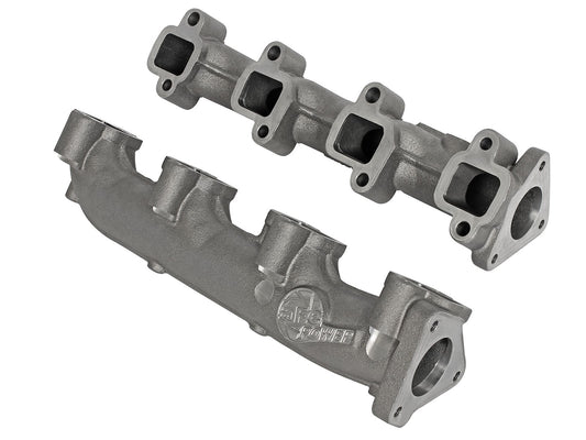 BladeRunner Ported Ductile Iron Exhaust Manifold GM Diesel Trucks 01-16 V8-6.6L (td) Lly/Lbz/Lmm/Lml aFe Power aFe Power