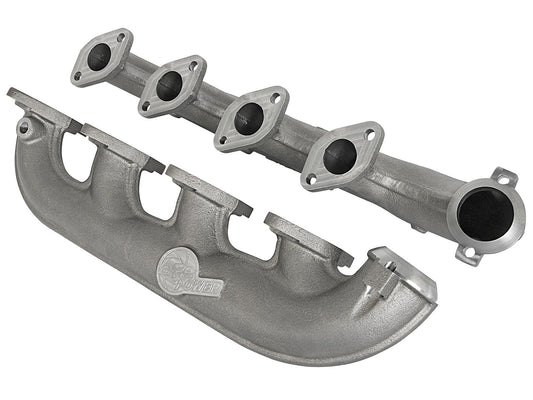 BladeRunner Ported Ductile Iron Exhaust Manifold Ford Diesel Trucks 03-07 V8-6.0L (td) aFe Power aFe Power