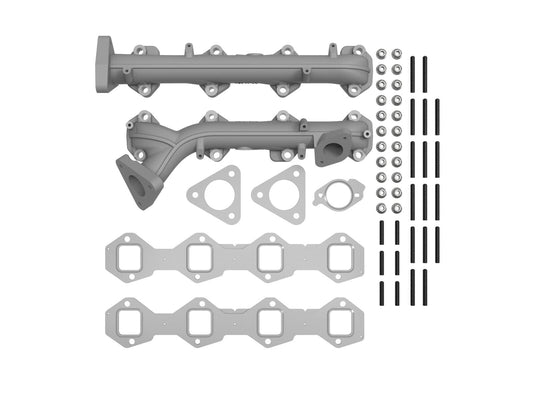 BladeRunner Ported Ductile Iron Exhaust Manifold Ford Diesel Trucks 15-19 V8-6.7L (td) aFe Power