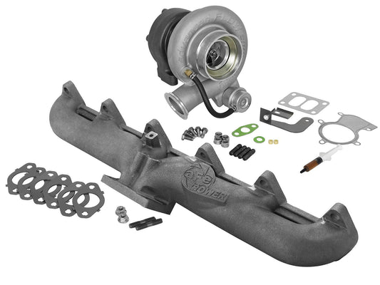 BladeRunner Street Series Turbocharger w/ Exhaust Manifold Dodge Diesel Trucks 98.5-02 L6-5.9L (td) aFe Power aFe Power