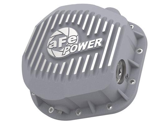Street Series Rear Differential Cover Raw w/ Machined Fins Ford F-250/F-350/Excursion 86-26 V8 (td) (10.25/10.50-12) aFe Power aFe Power