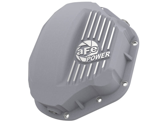 Street Series Rear Differential Cover Raw w/ Machined Fins Dodge Diesel Trucks 94-02 / Ford Diesel Trucks 99-07 aFe Power aFe Power
