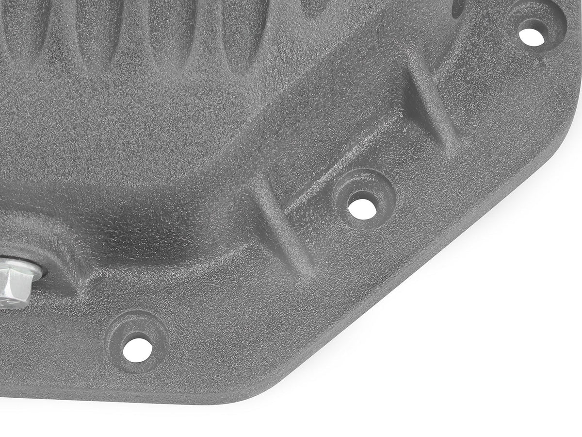 Street Series Rear Differential Cover Raw w/ Machined Fins Dodge 1500 94-18/ Ram EcoDiesel 14-22 (Corporate 9.25-12) aFe Power aFe Power