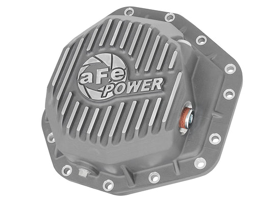Street Series Rear Differential Cover Raw w/ Machined Fins Ford Diesel Trucks 17-23 V8-6.7L (td) (Dana M275-14) aFe Power aFe Power