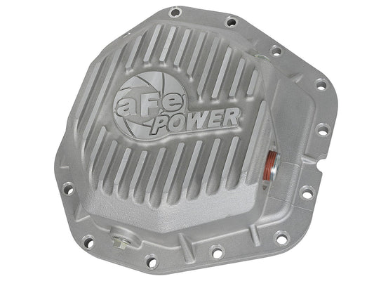 Street Series Rear Differential Cover Raw w/ Machined Fins Ford Diesel Trucks 17-23 V8-6.7L (td) (Dana M300-14) aFe Power aFe Power