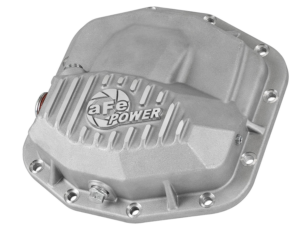 Street Series Front Differential Cover Raw Finish w/ Machined Fins Jeep Wrangler (Jl) 18-23/ Gladiator (Jt) 20-23 (Dana M210) aFe Power aFe Power