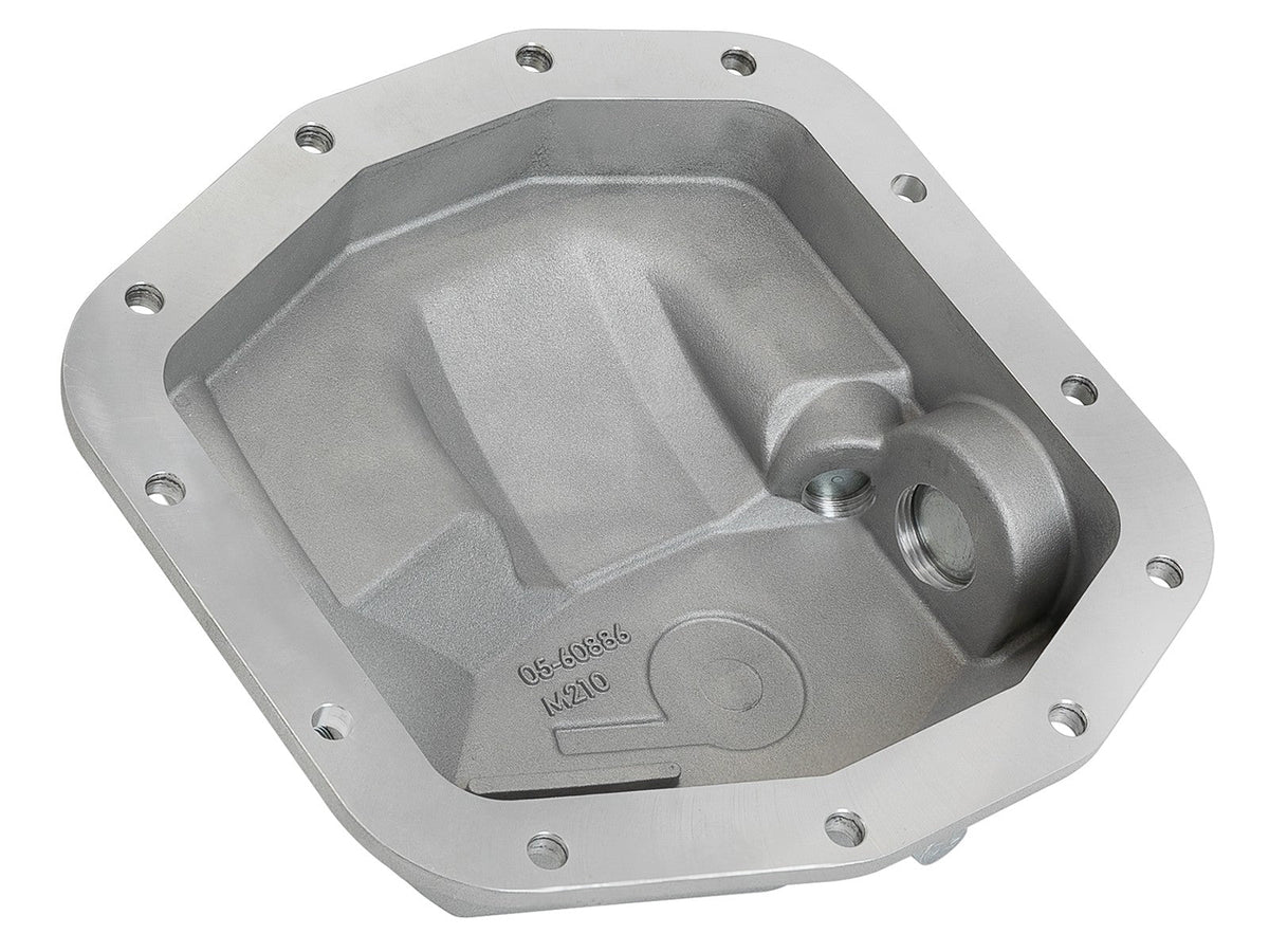 Street Series Front Differential Cover Raw Finish w/ Machined Fins Jeep Wrangler (Jl) 18-23/ Gladiator (Jt) 20-23 (Dana M210) aFe Power aFe Power