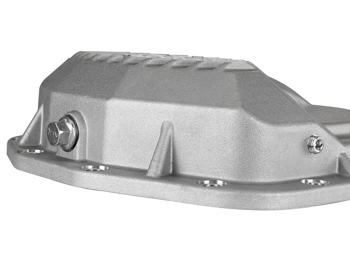 Street Series Front Differential Cover Raw Finish w/ Machined Fins Jeep Wrangler (Jl) 18-23/ Gladiator (Jt) 20-23 (Dana M210) aFe Power aFe Power