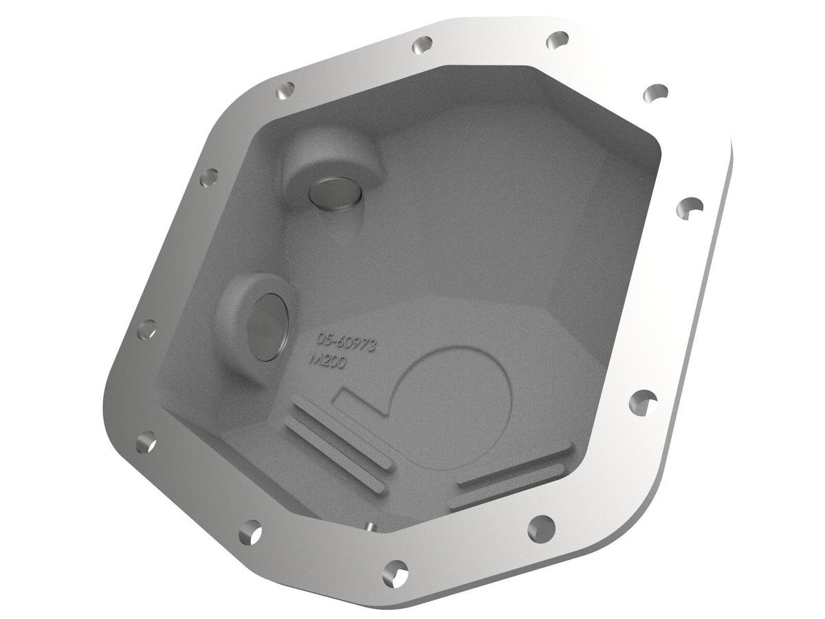 Street Series Rear Differential Cover Raw w/ Machined Fins Jeep Wrangler (Jl) 18-23 (Dana M200) aFe Power aFe Power