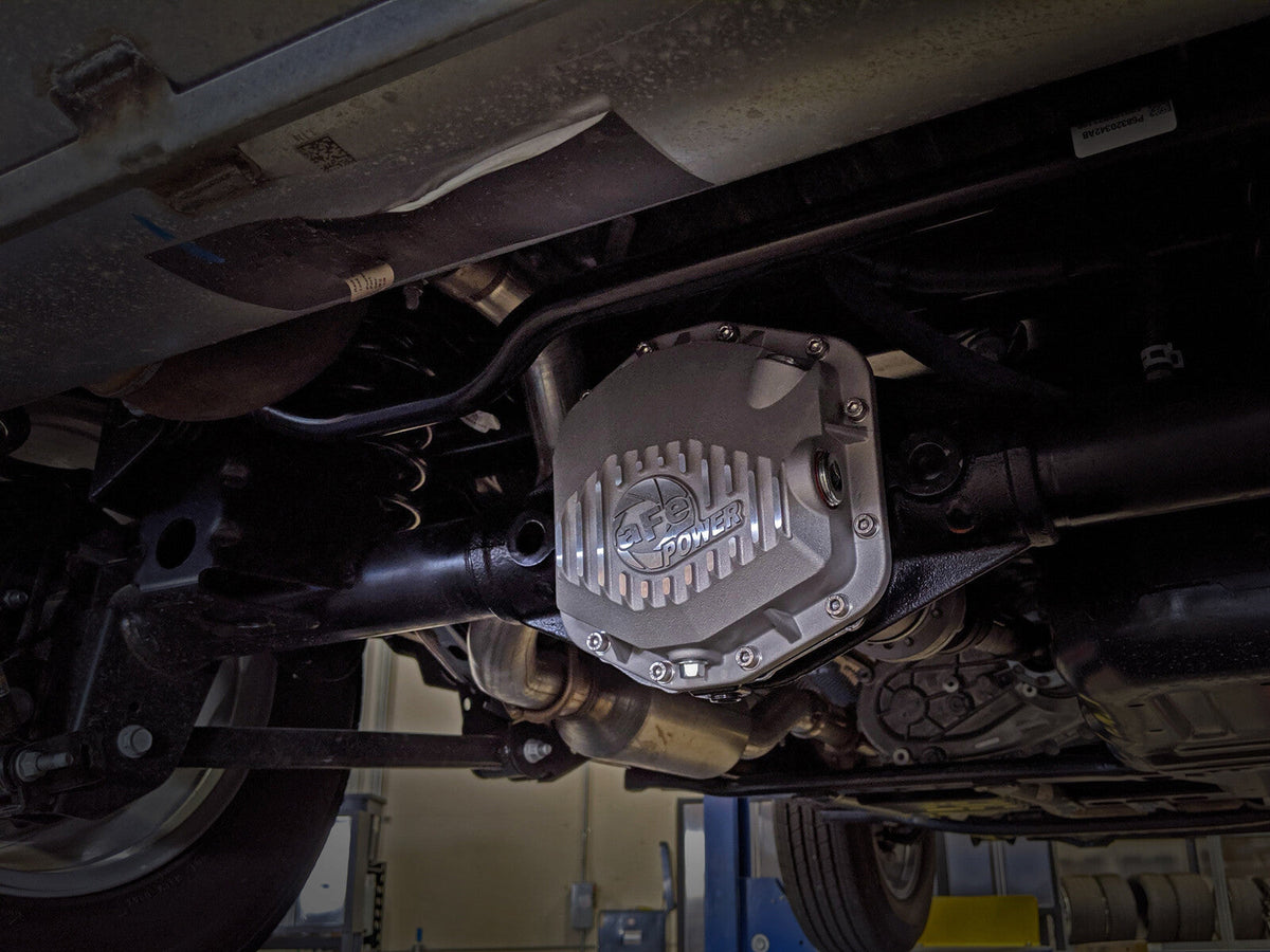 Street Series Rear Differential Cover Raw w/ Machined Fins Jeep Wrangler (Jl) 18-23 (Dana M200) aFe Power aFe Power