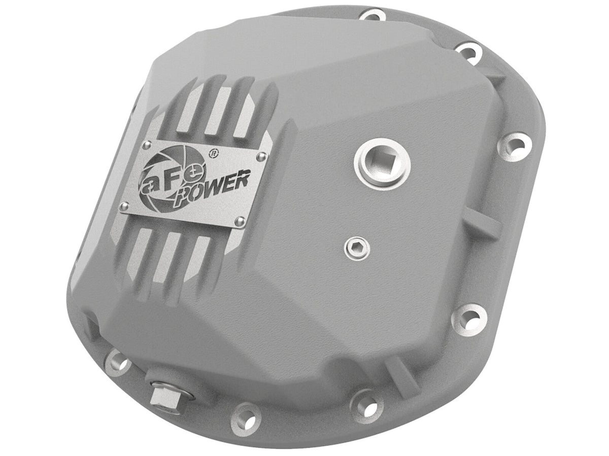 Street Series Dana 30 Front Differential Cover Raw w/ Machined Fins Jeep Wrangler (TJ/JK) 97-18 aFe Power aFe Power