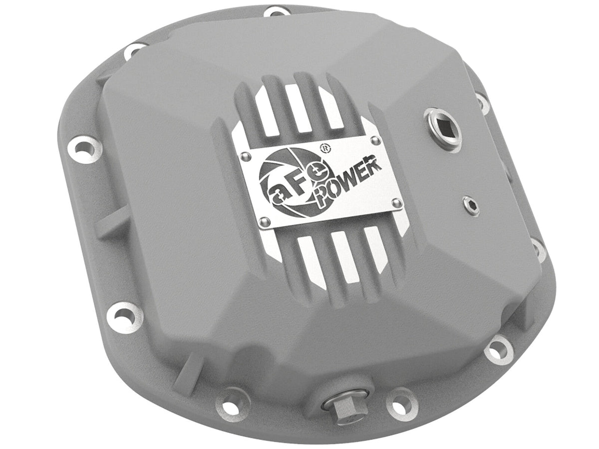Street Series Dana 30 Front Differential Cover Raw w/ Machined Fins Jeep Wrangler (TJ/JK) 97-18 aFe Power aFe Power