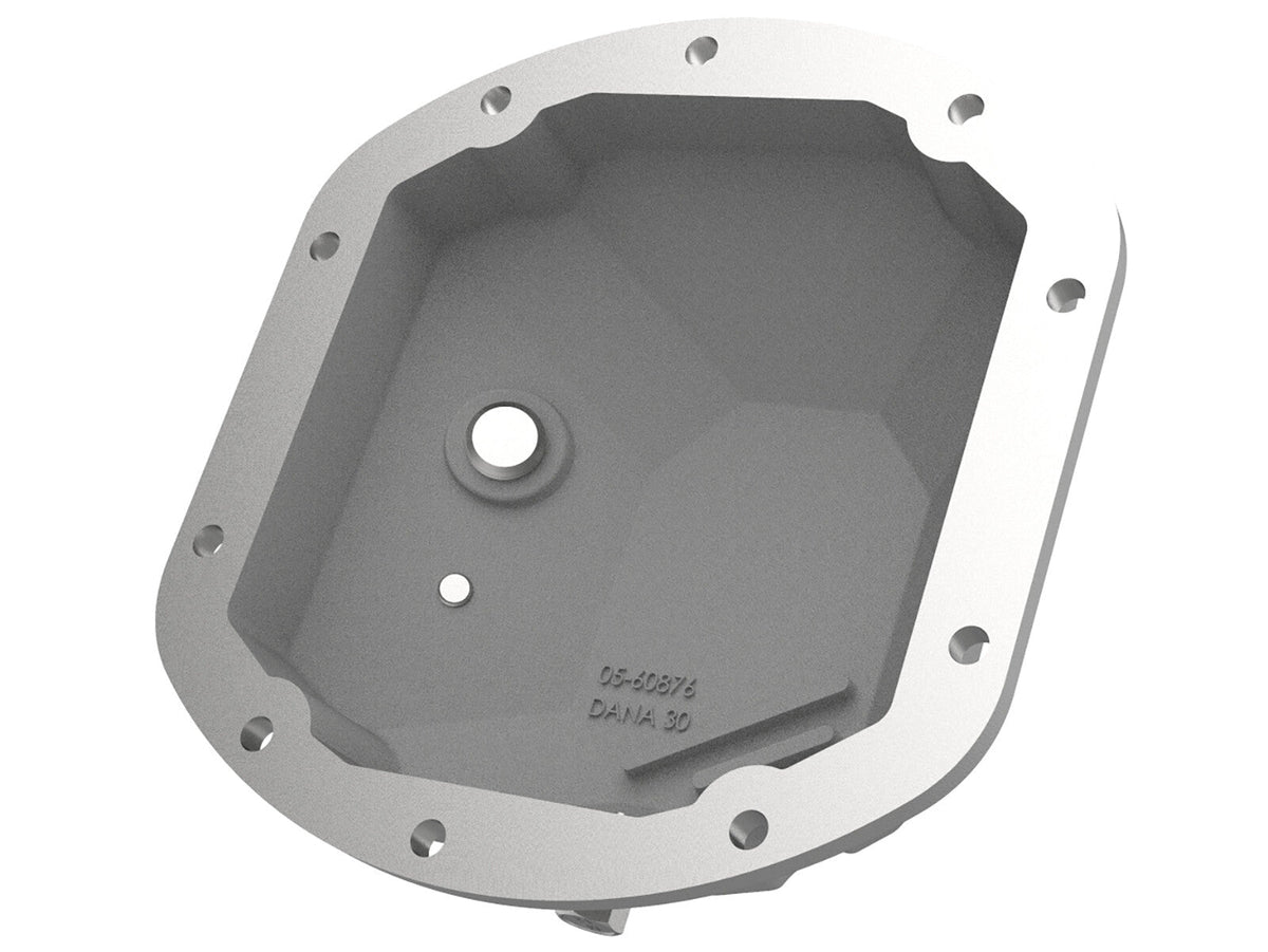 Street Series Dana 30 Front Differential Cover Raw w/ Machined Fins Jeep Wrangler (TJ/JK) 97-18 aFe Power aFe Power