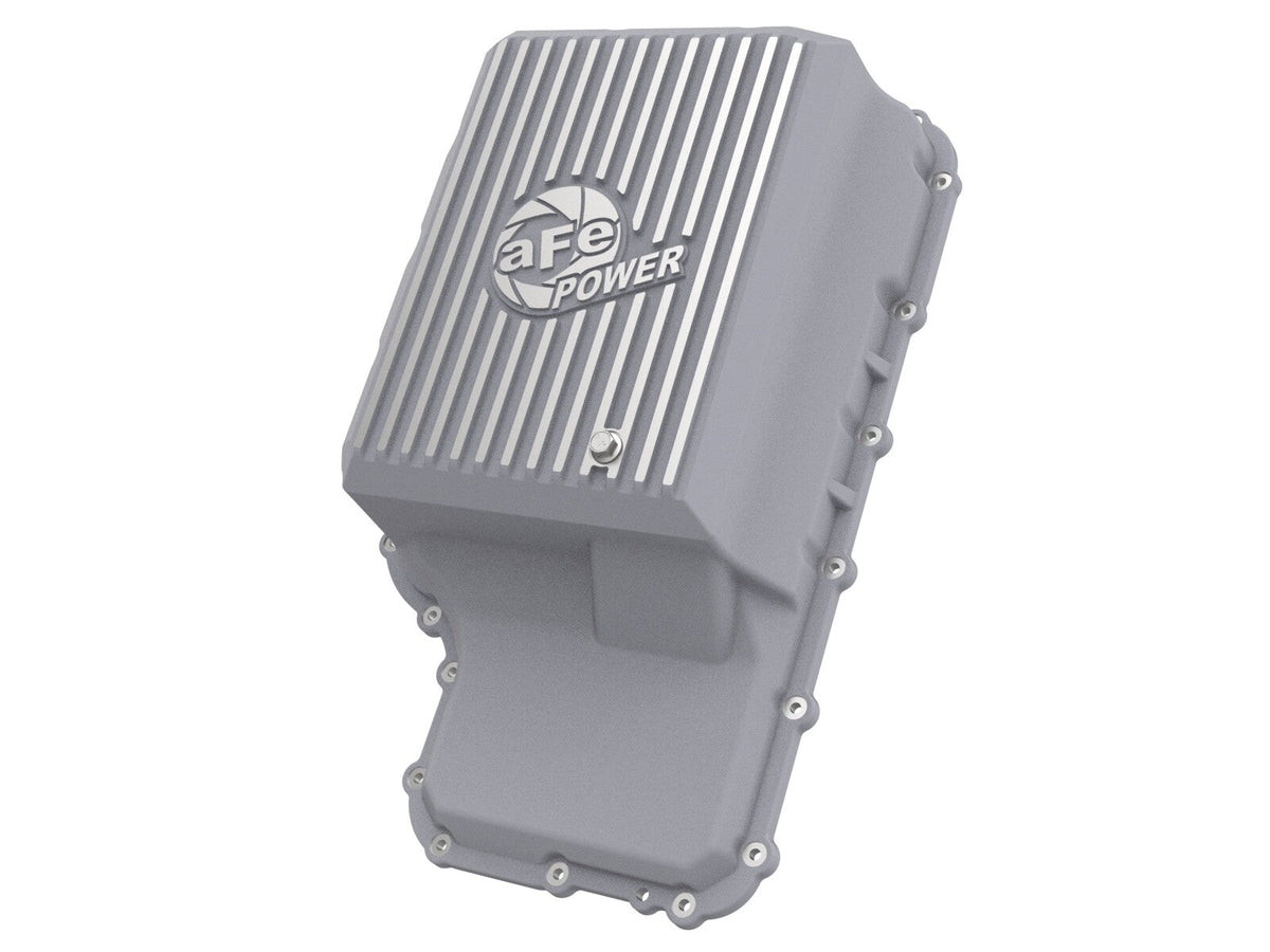 Street Series Transmission Pan Raw w/ Machined Fins Ford Trucks 20-22 (10R140 Transmission) aFe Power aFe Power