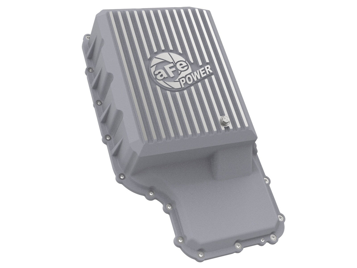 Street Series Transmission Pan Raw w/ Machined Fins Ford Trucks 20-22 (10R140 Transmission) aFe Power aFe Power