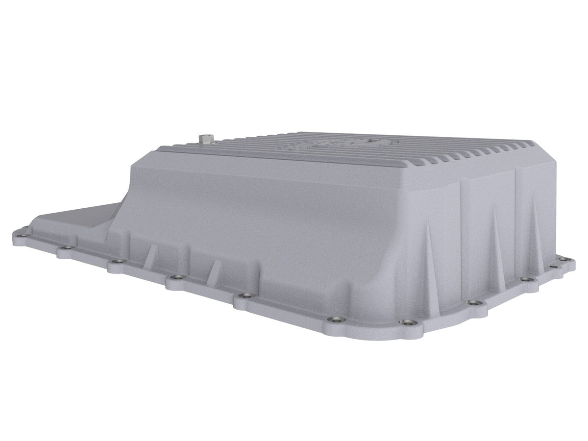 Street Series Transmission Pan Raw w/ Machined Fins Ford Trucks 20-22 (10R140 Transmission) aFe Power aFe Power