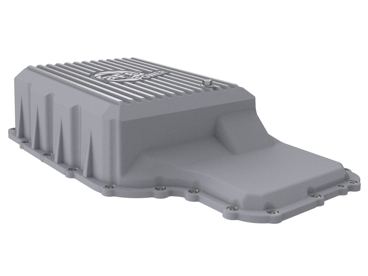Street Series Transmission Pan Raw w/ Machined Fins Ford Trucks 20-22 (10R140 Transmission) aFe Power aFe Power