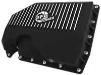 Pro Series Engine Oil Pan Black w/ Machined Fins VW Cars 05-21 L4-1.8/2.0L aFe Power aFe Power