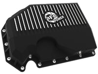 Pro Series Engine Oil Pan Black w/ Machined Fins VW Cars 05-21 L4-1.8/2.0L aFe Power aFe Power