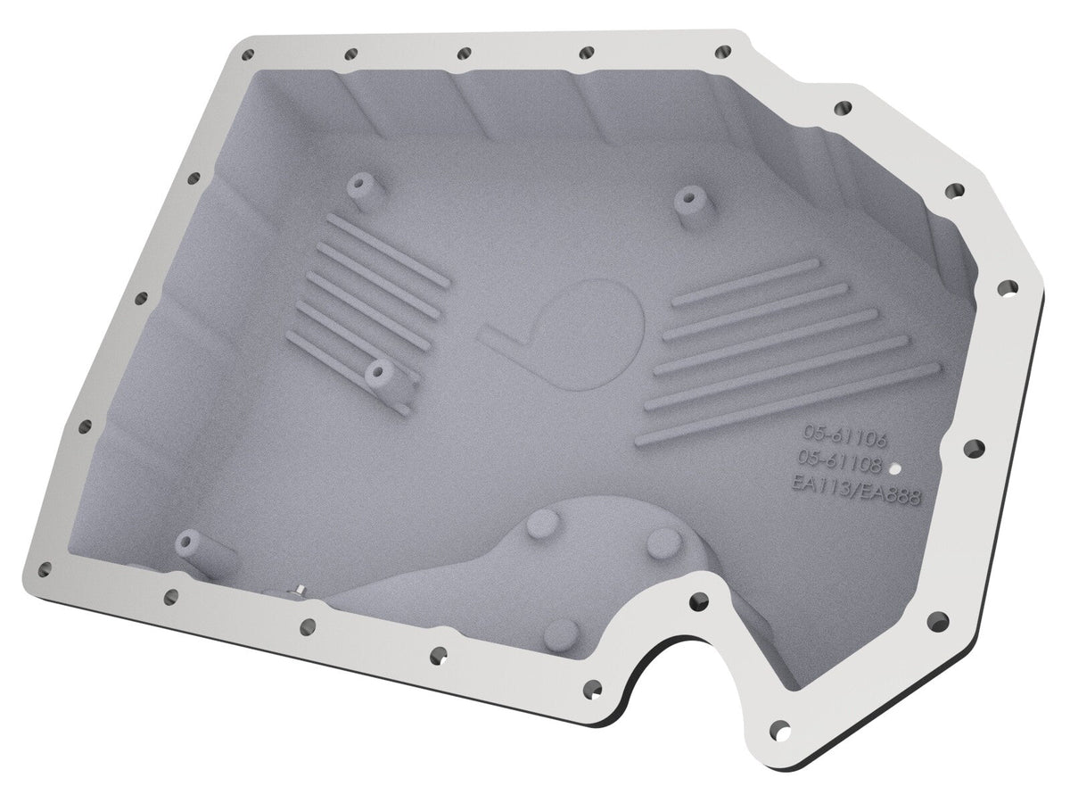 Pro Series Engine Oil Pan Black w/ Machined Fins VW Cars 05-21 L4-1.8/2.0L aFe Power aFe Power