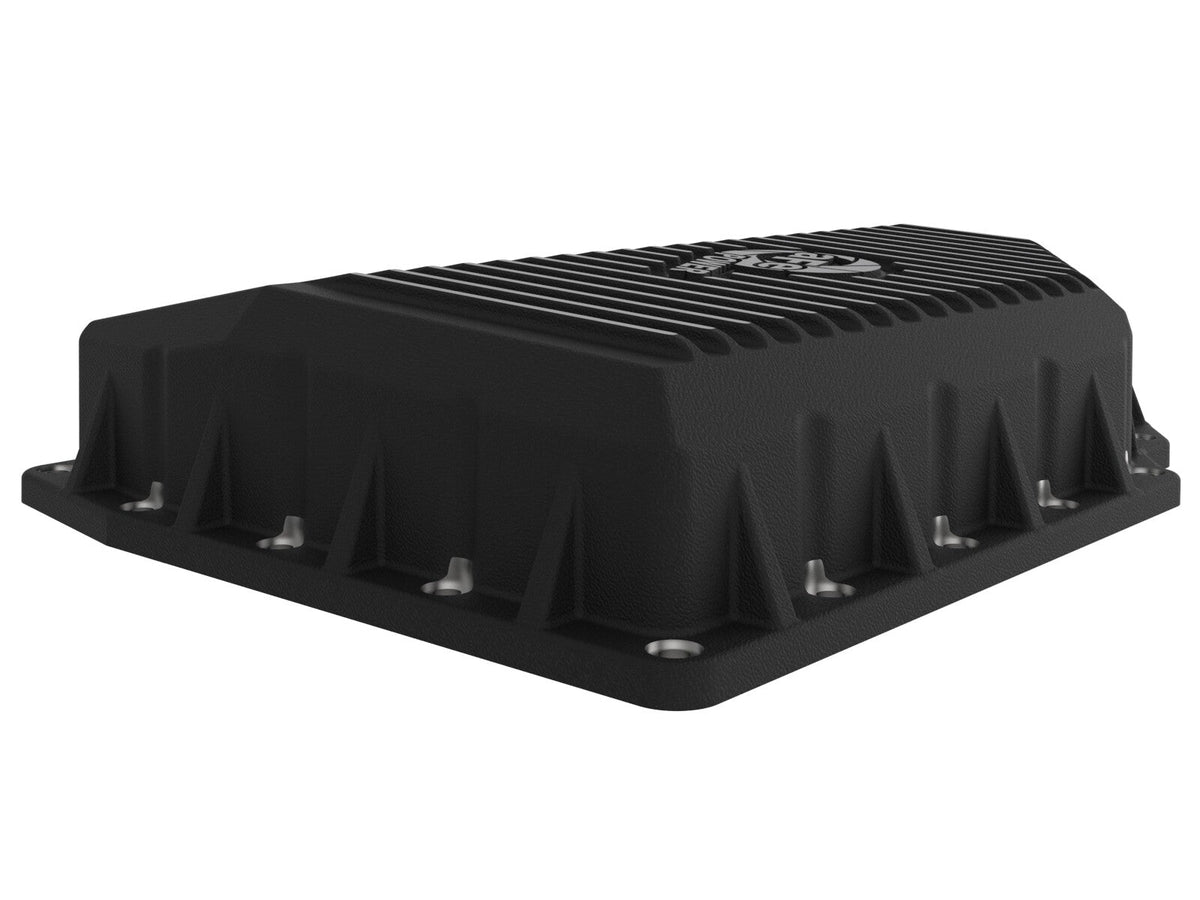 Pro Series Engine Oil Pan Black w/ Machined Fins VW Cars 05-21 L4-1.8/2.0L aFe Power aFe Power