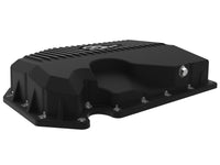 Pro Series Engine Oil Pan Black w/ Machined Fins VW Cars 05-21 L4-1.8/2.0L aFe Power aFe Power