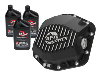 compare product Pro Series Rear Differential Cover Black w/ Machined Fins & Gear Oil Ford Bronco 21-23 L4-2.3L (t)/V6-2.7L (t) (Dana M220) aFe Power
