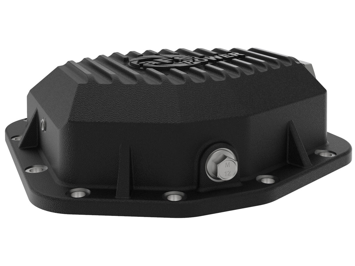 Pro Series Rear Differential Cover Black w/ Machined Fins & Gear Oil Ford Bronco 21-23 L4-2.3L (t)/V6-2.7L (t) (Dana M220) aFe Power aFe Power