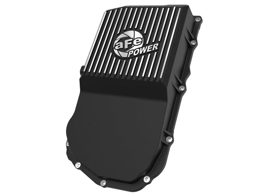 Pro Series Transmission Pan Black w/ Machined Fins Ram Trx 21-24 (8HP95 Transmission) aFe Power aFe Power