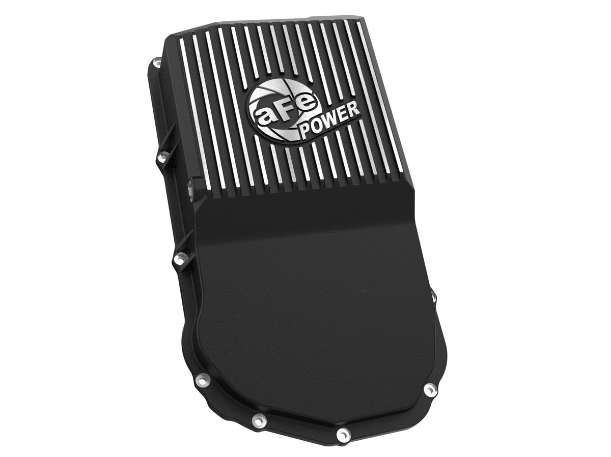 Pro Series Transmission Pan Black w/ Machined Fins Ram Trx 21-24 (8HP95 Transmission) aFe Power aFe Power