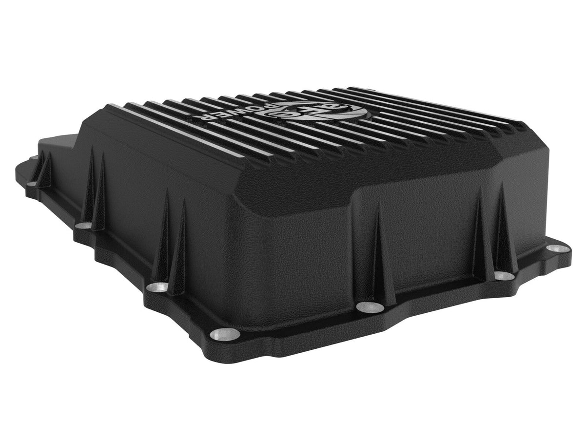 Pro Series Transmission Pan Black w/ Machined Fins Ram Trx 21-24 (8HP95 Transmission) aFe Power aFe Power