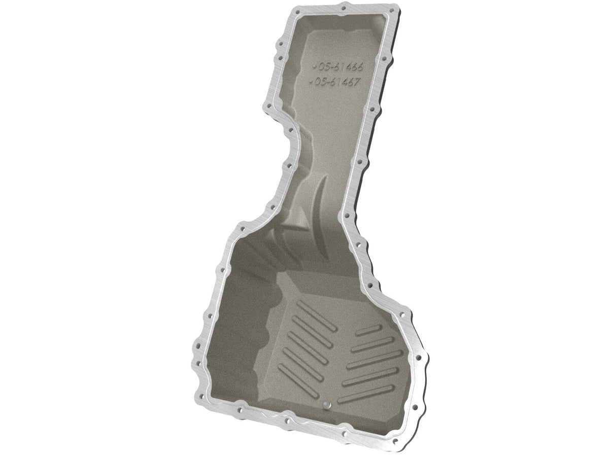 Street Series Engine Oil Pan Raw w/ Machined Fins GM Diesel Trucks 17-19 V8-6.6L (td) L5P aFe Power aFe Power