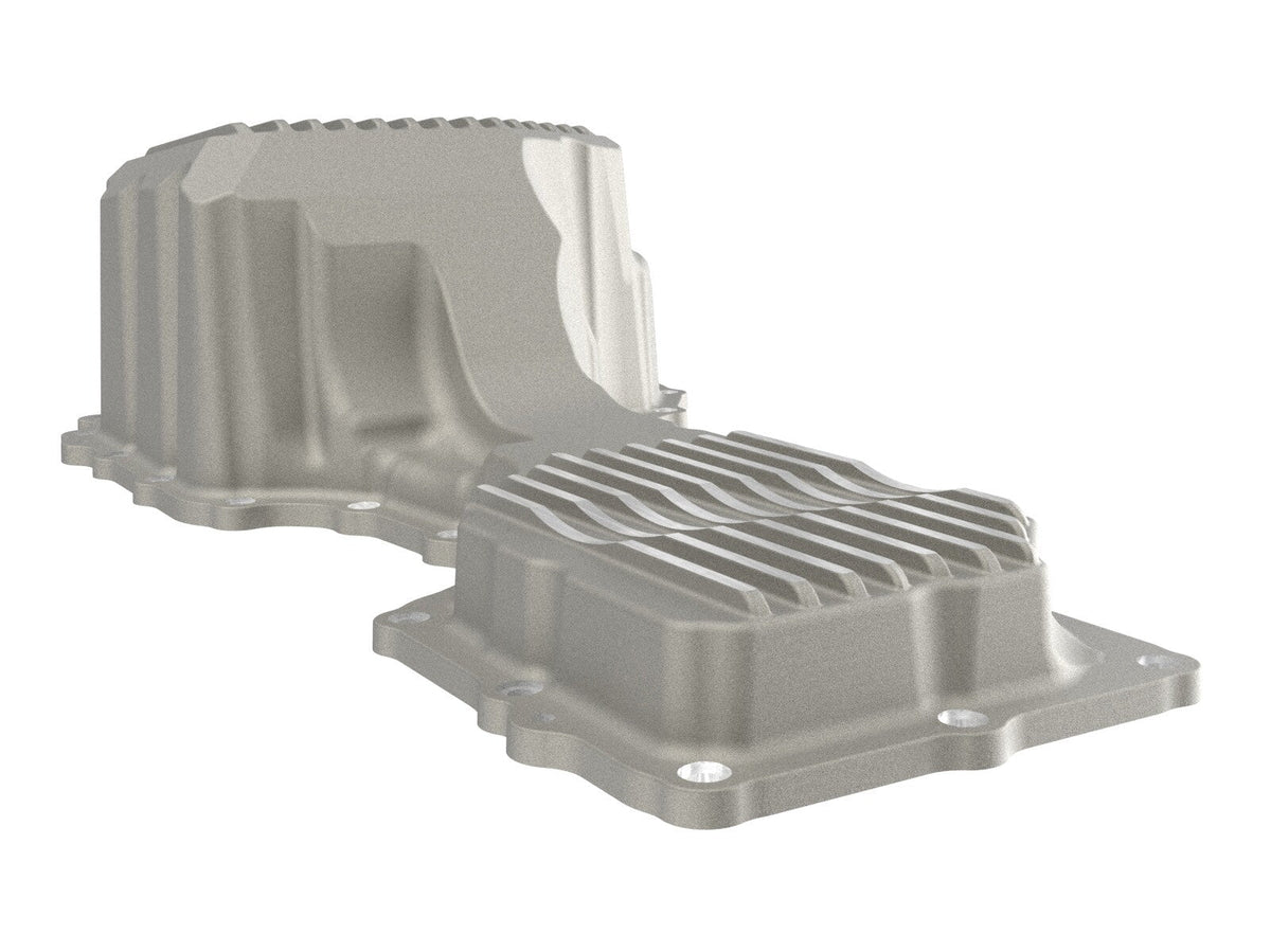 Street Series Engine Oil Pan Raw w/ Machined Fins GM Diesel Trucks 17-19 V8-6.6L (td) L5P aFe Power aFe Power